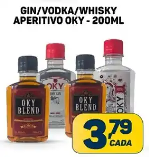 Dom Atacadista GIN/VODKA/WHISKY APERITIVO OKY - 200ML oferta