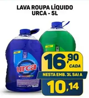 Dom Atacadista LAVA ROUPA LÍQUIDO URCA - 5L oferta