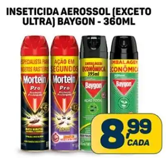 INSETICIDA AEROSSOL (EXCETO ULTRA) BAYGON - 360ML
