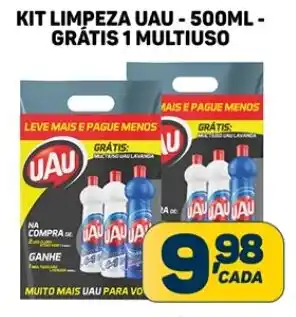 Dom Atacadista KIT LIMPEZA UAU - 500ML - GRÁTIS 1 MULTIUSO oferta