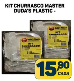 KIT CHURRASCO MASTER DUDA'S PLASTIC -