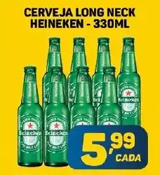 Dom Atacadista CERVEJA LONG NECK HEINEKEN-330ML oferta