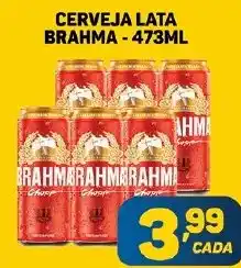 Dom Atacadista CERVEJA LATA BRAHMA - 473ML oferta