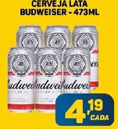 Dom Atacadista CERVEJA LATA BUDWEISER - 473ML oferta