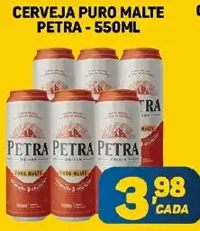 Dom Atacadista CERVEJA PURO MALTE PETRA-550ML oferta