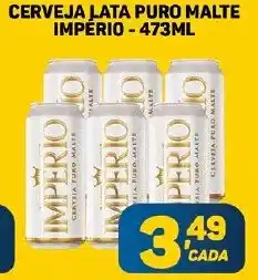 Dom Atacadista CERVEJA LATA PURO MALTE IMPERIO - 473ML oferta