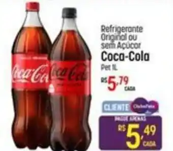 Muffato Refrigerante Original ou sem Açúcar Coca-Cola Pet 1L oferta