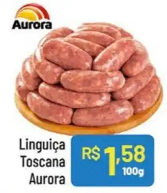 Supermercados Goes Linguiça Toscana Aurora 100g oferta