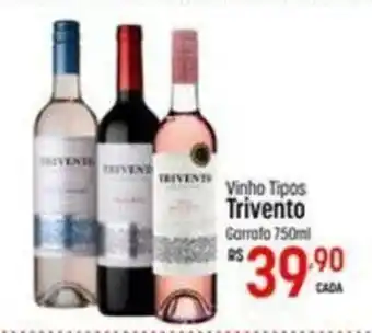 Muffato Vinho Tipos Trivento Garrafo 750ml oferta