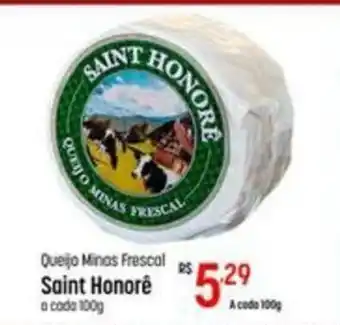 Muffato Queijo Minas Frescal Saint Honore a cada 100g oferta