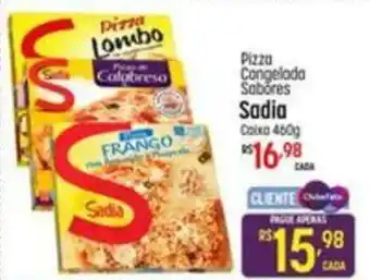Muffato Pizza Congelada Sabores Sadia caixa 460g oferta