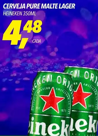 Frangolândia CERVEJA PURE MALTE LAGER HEINEKEN 350ML oferta