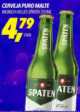 Frangolândia CERVEJA PURO MALTE MUNICH HELLES SPATEN 355ML oferta