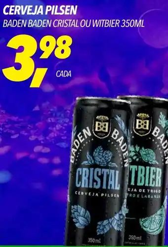 Frangolândia CERVEJA PILSEN BADEN BADEN CRISTAL OU WITBIER 350ML oferta