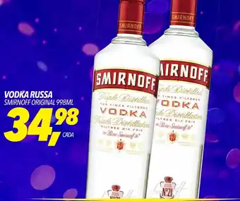 Frangolândia VODKA RUSSA SMIRNOFF ORIGINAL 998ML oferta
