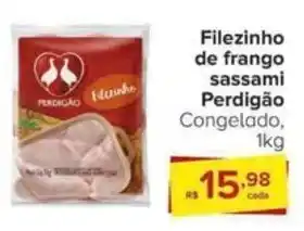 Carrefour Filezinho de frango sassami Perdigão Congelado, 1kg oferta