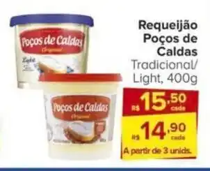 Carrefour Requeijão Poços de Caldas Tradicional/ Light, 400g oferta