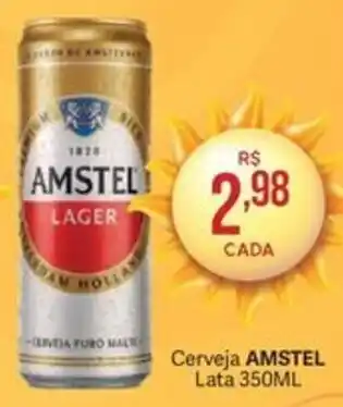 Cerveja AMSTEL Lata 350ML