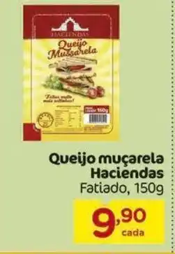 Carrefour Bairro Queijo muçarela Haciendas Fatiado, 150g oferta