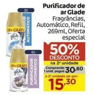 Carrefour Bairro Purificador de ar Glade Fragrâncias, Automático, Refil, 269ml, oferta