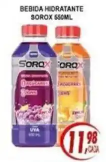 BEBIDA HIDRATANTE SOROX 550ML