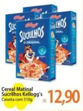 Atacadão Cereal Matinal Sucrilhos Kellogg's Caixeta com 510g oferta