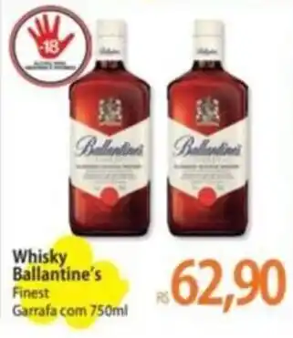 Atacadão Whisky Ballantine's Finest Garrafa com 750ml oferta
