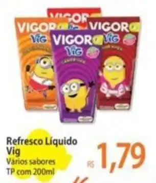 Atacadão Refresco Liquido Vig Vários sabores TP com 200ml oferta