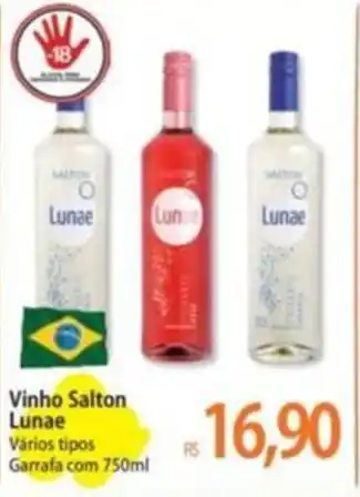 Atacadão Vinho Salton Lunae Vários tipos Garrafa com 750ml oferta