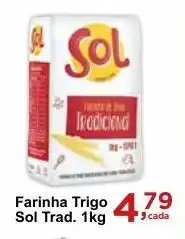 Rossi Supermercado Farinha Trigo Sol Trad. 1kg oferta