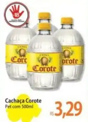 Atacadão Cachaça Corote Pet com 500ml oferta
