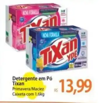 Atacadão Detergente em Pó Tixan Primavera/Maciez Caixeta com 1,6kg oferta