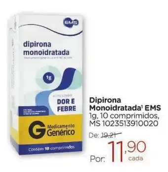 Carrefour Dipirona Monoidratada¹ EMS oferta