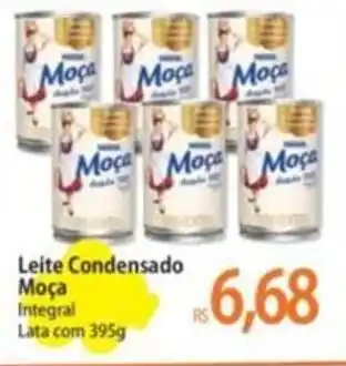 Atacadão Leite Condensado Moça Integral Lata com 395g oferta