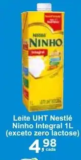 Rossi Supermercado Leite UHT Nestlé Ninho Integral 1L oferta