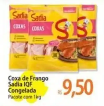 Atacadão Coxa de Frango Sadia IQF Congelada Pacote com 1kg oferta