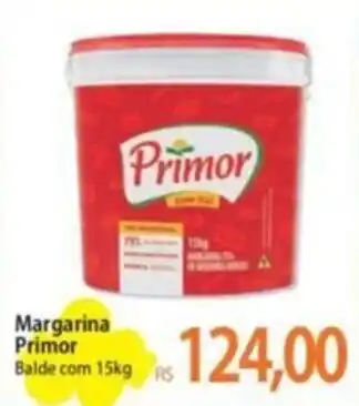 Atacadão Margarina Primor Balde com 15kg oferta