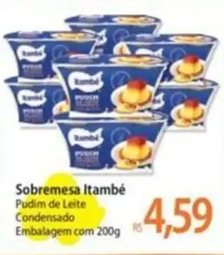 Atacadão Sobremesa Itambé Pudim de Leite Condensado Embalagem com 200g oferta
