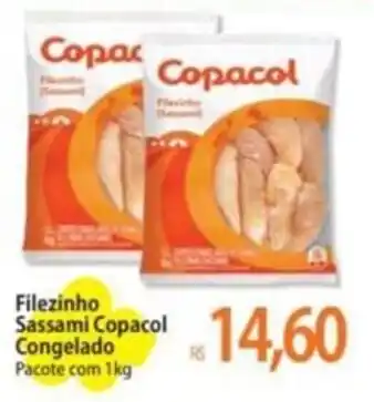 Atacadão Filezinho Sassami Copacol Congelado Pacote com 1kg oferta