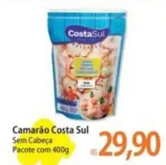 Atacadão Camarão Costa Sul Sem Cabeça Pacote com 400g oferta
