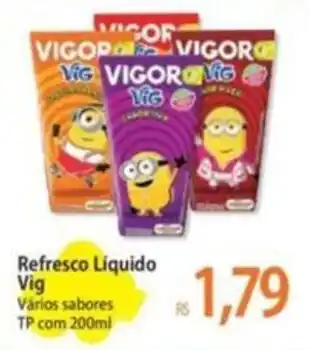 Atacadão Refresco Líquido Vig Vários sabores TP com 200ml oferta