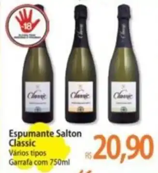 Atacadão Espumante Salton Classic Vários tipos Garrafa com 750ml oferta