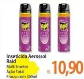 Atacadão Inseticida Aerossol Raid Multi Insetos Ação Total Frasco com 360ml oferta