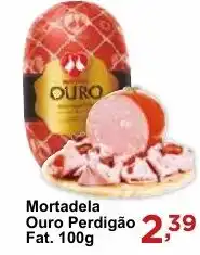 Rossi Supermercado Mortadela Ouro Perdigão Fat. 100g oferta