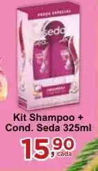 Rossi Supermercado Kit Shampoo + Cond. Seda 325ml oferta