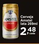 Rossi Supermercado Cerveja AMSTEL Amstel lata 269ml oferta
