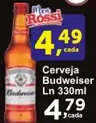 Rossi Supermercado Cerveja Budweiser Ln 330ml oferta