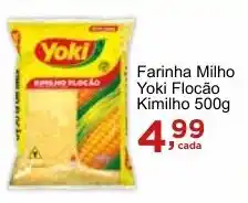 Rossi Supermercado Farinha Milho Yoki Flocão Kimilho 500g oferta