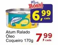 Rossi Supermercado Atum Ralado Óleo Coqueiro 170g oferta