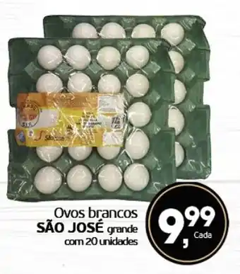 Cometa Supermercados Ovos brancos SÃO JOSÉ grande com 20 unidades oferta